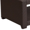 Flash Furniture Chocolate Rattan Coffee Table, Model# DAD-SF1-R-GG 5