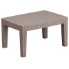 Flash Furniture Light Gray Rattan Coffee Table, Model# DAD-SF2-T-GG