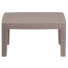 Flash Furniture Light Gray Rattan Coffee Table, Model# DAD-SF2-T-GG 6