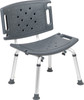 Flash Furniture HERCULES Series Gray Bath & Shower Chair, Model# DC-HY3501L-GRY-GG