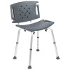 Flash Furniture HERCULES Series Gray Bath & Shower Chair, Model# DC-HY3501L-GRY-GG 7