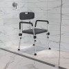 Flash Furniture HERCULES Series Gray Quick Release Bath Chair, Model# DC-HY3523L-GRY-GG 2