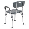 Flash Furniture HERCULES Series Gray Quick Release Bath Chair, Model# DC-HY3523L-GRY-GG 6