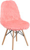 Flash Furniture Hermosa Pink Shaggy Chair, Model# DL-12-GG