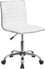Flash Furniture White Low Back Task Chair, Model# DS-512B-WH-GG