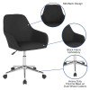 Flash Furniture Cortana Black Fabric Mid-Back Chair, Model# DS-8012LB-BLK-F-GG 4