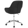 Flash Furniture Cortana Black Leather Mid-Back Chair, Model# DS-8012LB-BLK-GG 6