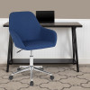 Flash Furniture Cortana Blue Fabric Mid-Back Chair, Model# DS-8012LB-BLU-F-GG 2