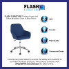 Flash Furniture Cortana Blue Fabric Mid-Back Chair, Model# DS-8012LB-BLU-F-GG 3