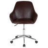 Flash Furniture Cortana Brown Leather Mid-Back Chair, Model# DS-8012LB-BRN-GG 6