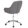 Flash Furniture Cortana Gray Leather Mid-Back Chair, Model# DS-8012LB-GRY-GG 4