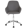 Flash Furniture Cortana Gray Leather Mid-Back Chair, Model# DS-8012LB-GRY-GG 6