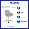 Flash Furniture Cortana Lt Gray Fabric Mid-Back Chair, Model# DS-8012LB-LTG-F-GG 3