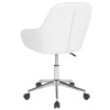 Flash Furniture Cortana White Leather Mid-Back Chair, Model# DS-8012LB-WH-GG 4