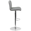 Flash Furniture Gray Vinyl Barstool, Model# DS-8101B-GY-GG 7