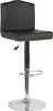 Flash Furniture Bellagio Black Leather Barstool, Model# DS-8111-BLK-GG