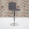 Flash Furniture Bellagio Gray Leather Barstool, Model# DS-8111-GRY-GG 2