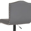 Flash Furniture Bellagio Gray Leather Barstool, Model# DS-8111-GRY-GG 6