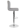 Flash Furniture Bellagio Light Gray Fabric Barstool, Model# DS-8111-LTG-F-GG 7