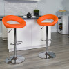 Flash Furniture Orange Vinyl Barstool, Model# DS-811-ORG-GG 2