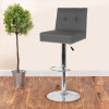 Flash Furniture Ravello Gray Leather Barstool, Model# DS-8411-GRY-GG 2