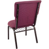 Flash Furniture Burgundy Church Chair 21", Model# EPCHT-100 2