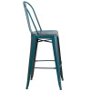 Flash Furniture Distressed Blue-TL Metal Stool, Model# ET-3534-30-KB-GG 7