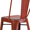 Flash Furniture Distressed Red Metal Stool, Model# ET-3534-30-RD-GG 6