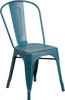 Flash Furniture Distressed Blue-TL Metal Chair, Model# ET-3534-KB-GG
