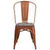 Flash Furniture Copper Metal Chair, Model# ET-3534-POC-WD-GG 5