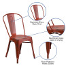 Flash Furniture Distressed Red Metal Chair, Model# ET-3534-RD-GG 3