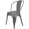 Flash Furniture Distressed Silver Metal Chair, Model# ET-3534-SIL-GG 5