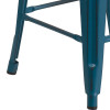 Flash Furniture Distressed Blue Metal Stool, Model# ET-BT3503-24-AB-GG 5