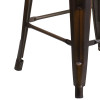 Flash Furniture Distressed Copper Metal Stool, Model# ET-BT3503-24-COP-GG 5