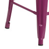 Flash Furniture 24" Purp No Back Metal Stool, Model# ET-BT3503-24-PUR-GG 6