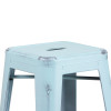 Flash Furniture Distressed Gn-Blue Metal Stool, Model# ET-BT3503-30-DB-GG 6