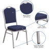 Flash Furniture HERCULES Series Navy Fabric Banquet Chair, Model# FD-C01-S-2-GG 3