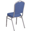 Flash Furniture HERCULES Series Blue Fabric Banquet Chair, Model# FD-C01-S-7-GG 5