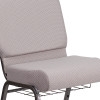 Flash Furniture HERCULES Series Gray Dot Fabric Church Chair, Model# FD-CH0221-4-SV-GYDOT-BAS-GG 6