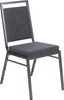 Flash Furniture HERCULES Series Dark Gray Fabric Banquet Chair, Model# FD-LUX-SIL-DKGY-GG