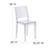 Flash Furniture Phantom Series Clear Stacking Side Chair, Model# FH-121-APC-GG 4