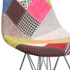 Flash Furniture Elon Series Milan Fabric/Chrome Chair, Model# FH-130-CCV1-D-GG 3