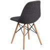 Flash Furniture Elon Series Gray Fabric/Wood Chair, Model# FH-130-DCV1-FC100-GG 3