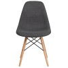 Flash Furniture Elon Series Gray Fabric/Wood Chair, Model# FH-130-DCV1-FC100-GG 6