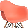 Flash Furniture Alonza Series Peach Plastic/Wood Chair, Model# FH-132-DPP-PE-GG 6