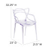 Flash Furniture Nesting Series Clear Stacking Side Chair, Model# FH-173-APC-GG 4