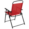 Flash Furniture Nantucket 6PC Red Patio Set & Umbrella, Model# GM-202012-RD-GG 5
