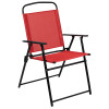 Flash Furniture Nantucket 6PC Red Patio Set & Umbrella, Model# GM-202012-RD-GG 7