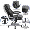 Flash Furniture HERCULES Series Black 500LB High Back Chair, Model# GO-1850-1-LEA-GG 4