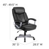 Flash Furniture HERCULES Series Black 500LB High Back Chair, Model# GO-1850-1-LEA-GG 5